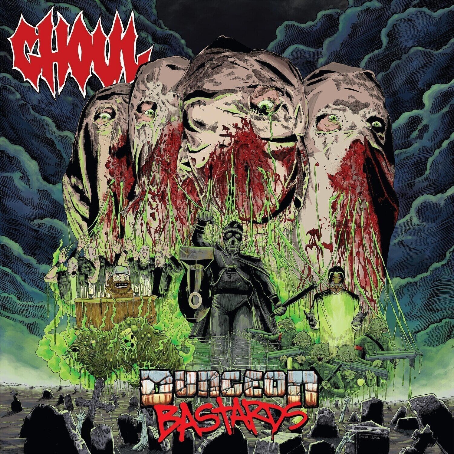 LP platňa Ghoul - Dungeon Bastards (Red Coloured) (LP)