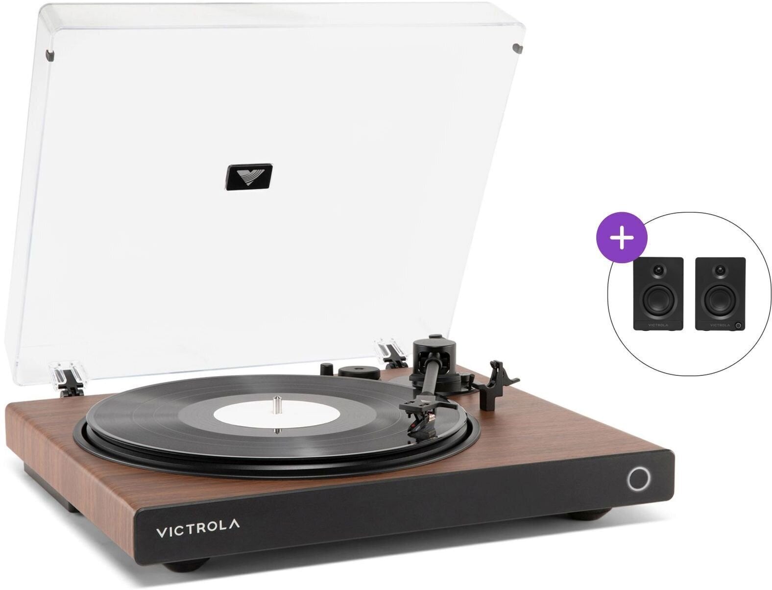 Casetofon Victrola VPT-1520 Wave SET Walnut Casetofon