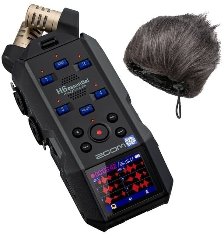 Portable Digital Recorder Zoom H6essential/WSH-4e Bundle Portable Digital Recorder