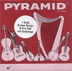 Cordes de banjos Pyramid 514 100A Strings Silver