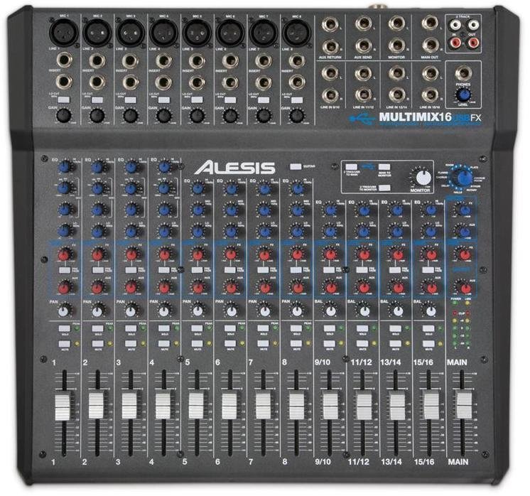 Table de mixage analogique Alesis MultiMix 16 USB FX