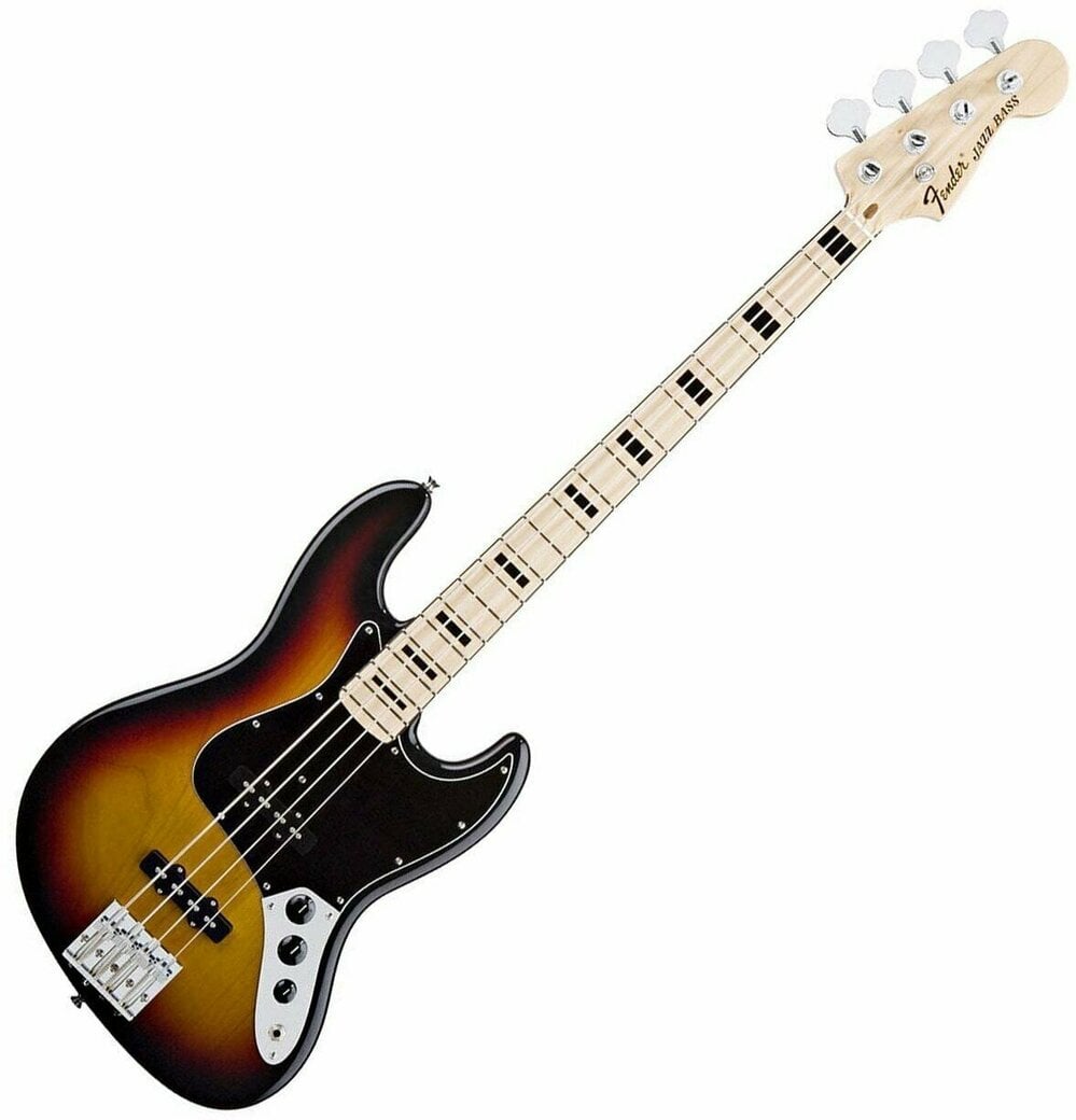 Fender Geddy Lee Jazz Bass MN 3-Tone Sunburst Bas elektryczna