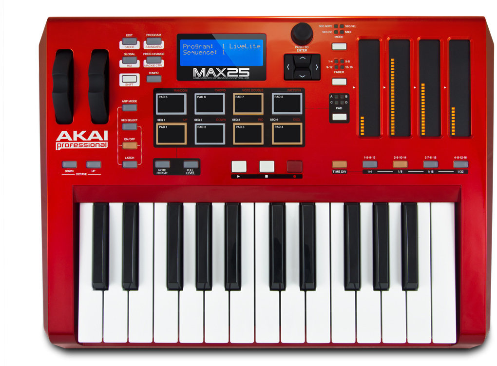 Миди клавиатура Akai MAX25