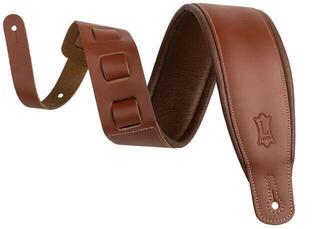 Guitar strap Levy's Amped Leather Walnut Guitar strap