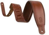 Levy's Amped Leather Walnut Gitarrrem