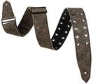 Levy's Rebel Leather Black/Eyelet Guitarremmen