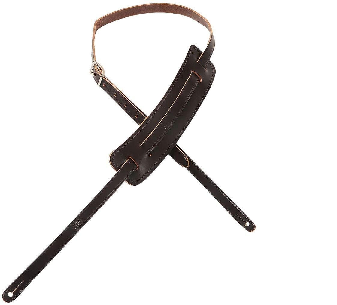 Guitar strap Levy's Holly Deluxe Dark Brown Guitar strap