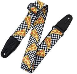 Textile guitar strap Levy's Tasty Grooves Pizza Party Textile guitar strap