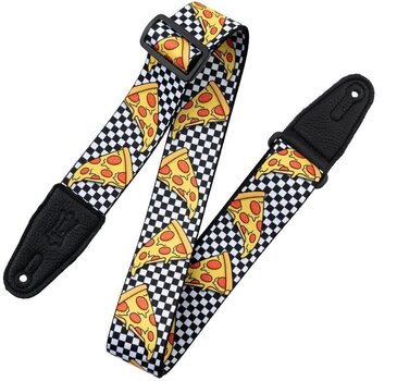 Textile guitar strap Levy's Tasty Grooves Pizza Party Textile guitar strap - 1