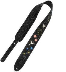 Guitar strap Levy's Sunbird Series Black Hummingbird Guitar strap