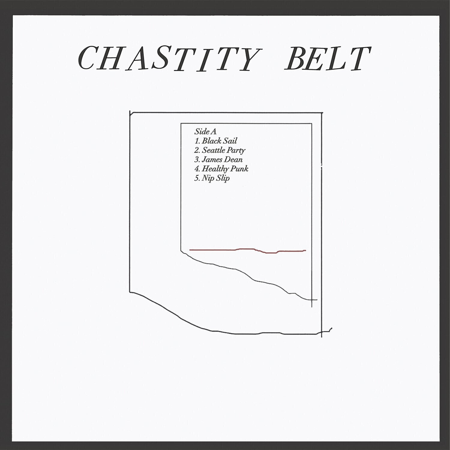LP ploča Chastity Belt - No Regerts (Limited Edition) (Clear with Black Smoke Coloured) (LP)