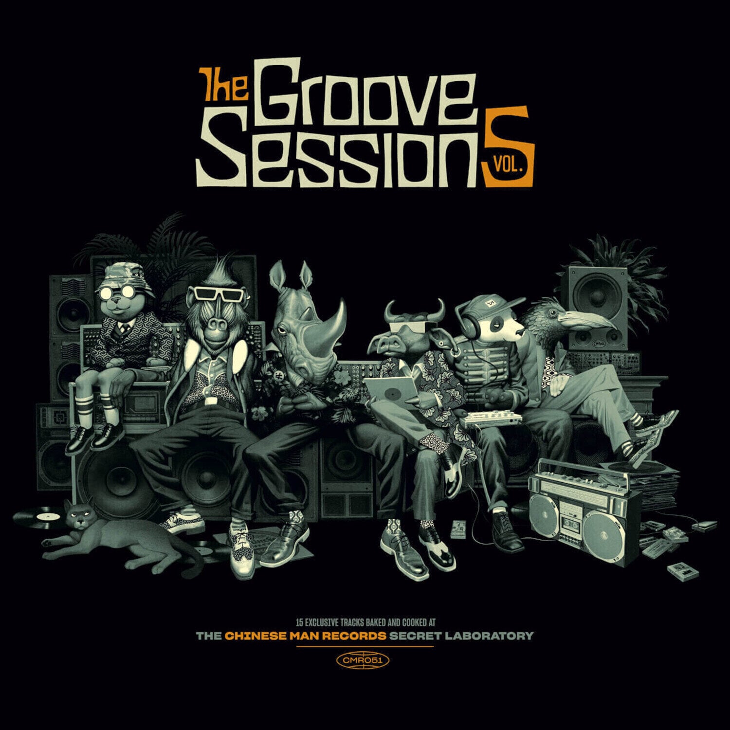 Disc de vinil Chinese Man /Scratch Bandits Crew/Baja Frequencia - The Groove Sessions Vol. 5 (Reissue) (2 LP)