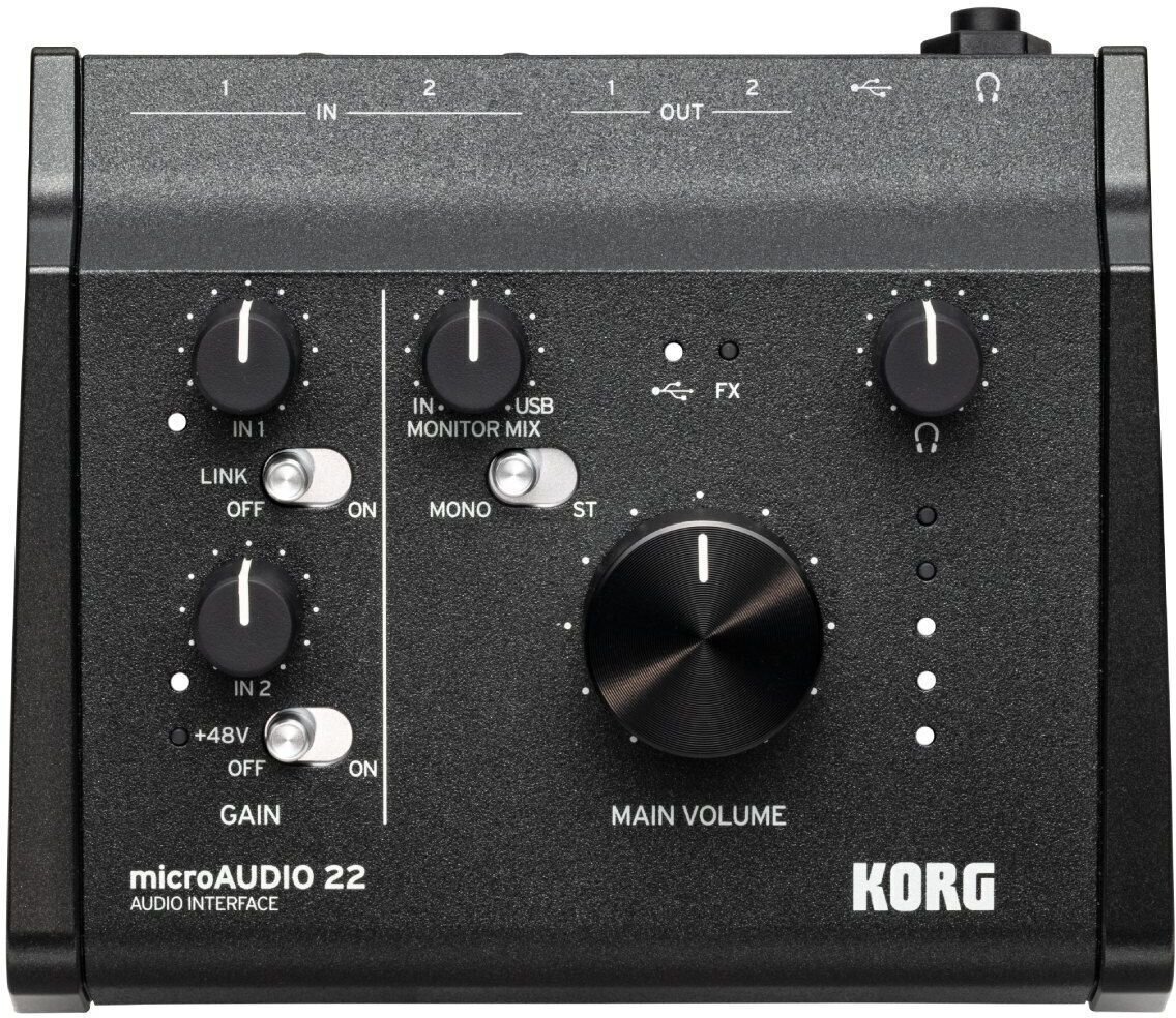 USB-lydgrænseflade Korg microAUDIO 22 USB-lydgrænseflade