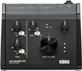 USB-audio-interface - geluidskaart Korg microAUDIO 22 USB-audio-interface - geluidskaart