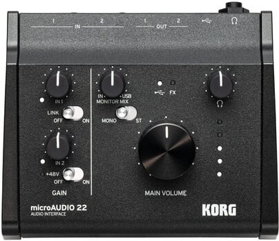 USB-lydgrænseflade Korg microAUDIO 22 USB-lydgrænseflade - 1