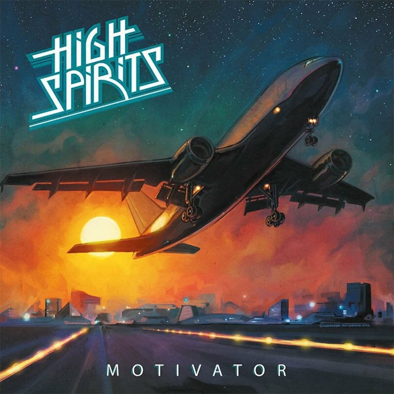 LP ploča High Spirits - Motivator (Limited Edition) (Orange / Blue Bi-Color Coloured) (LP)