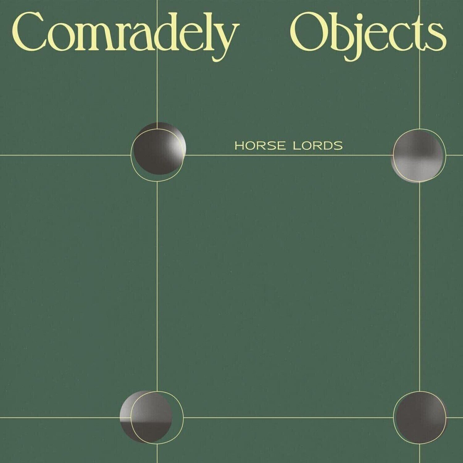 Vinyl Record Horse Lords - Comradely Objects (Limited Edition) (White Coloured) (LP)