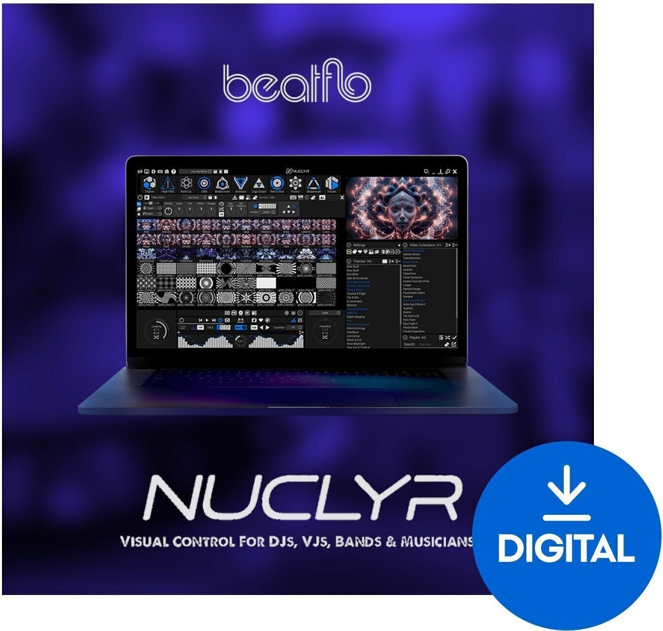 DJ-software Beatflo NUCLYR (Digitalt produkt)