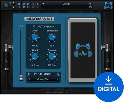 Software Plug-In FX-processor Blue Cat Audio Blue Cat Miaow Wah (Digitalt produkt) - 1