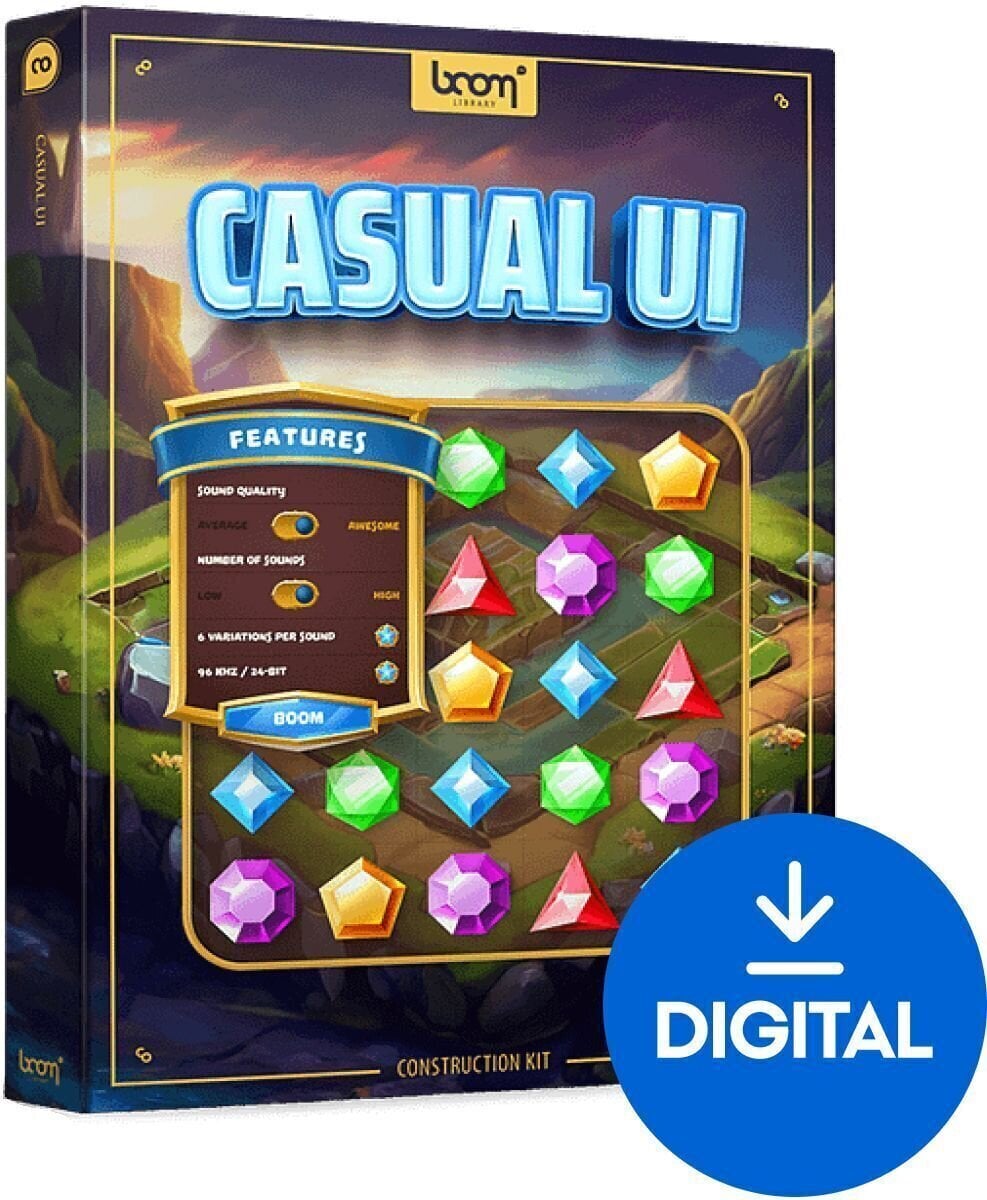 Бібліотека звуків для семплера BOOM Library Casual UI CK (Цифровий товар)