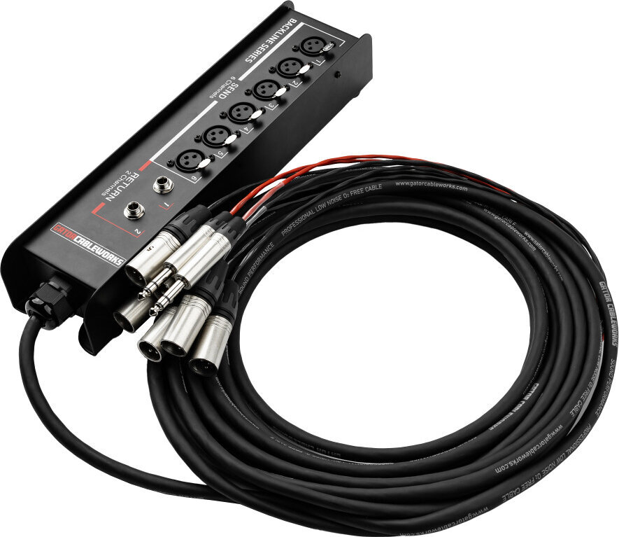 Multikabel Gator Cableworks Backline Series GCWB-DS6X2-20 6 m Multikabel