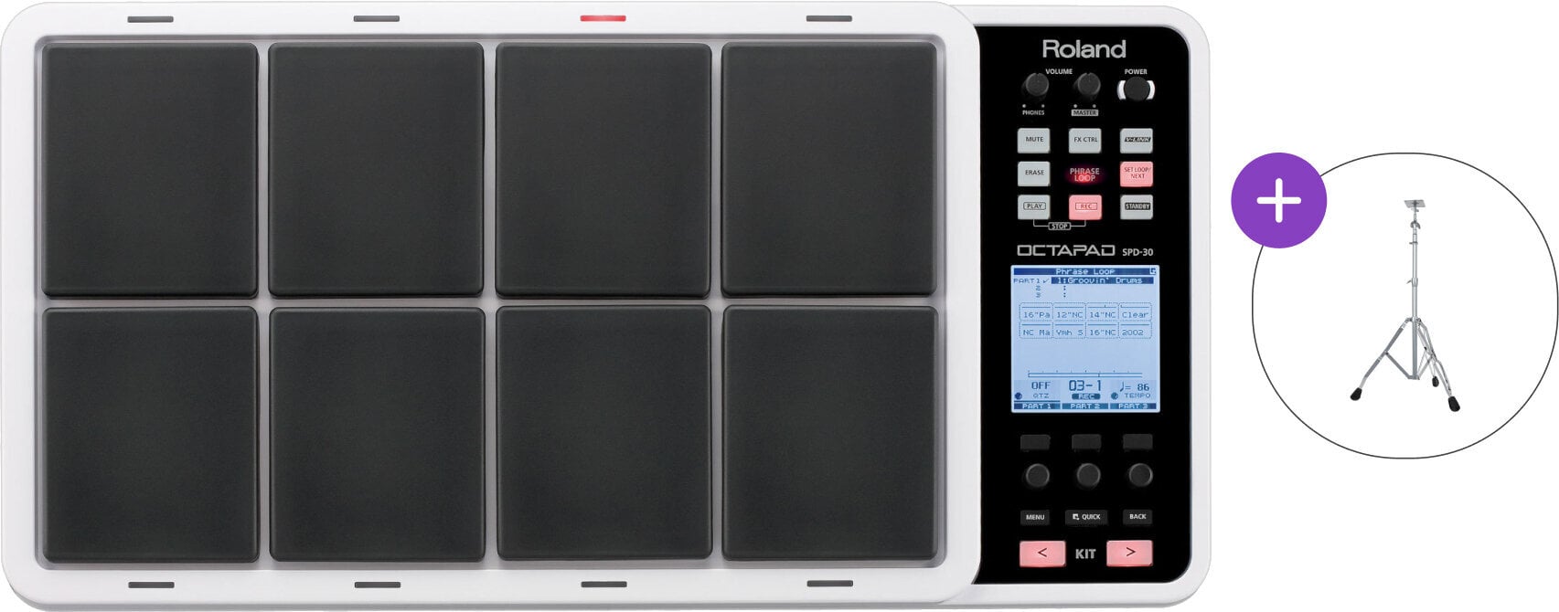 Pad Batteria Elettronica Roland SPD-30 OCTAPAD Basic SET Pad Batteria Elettronica