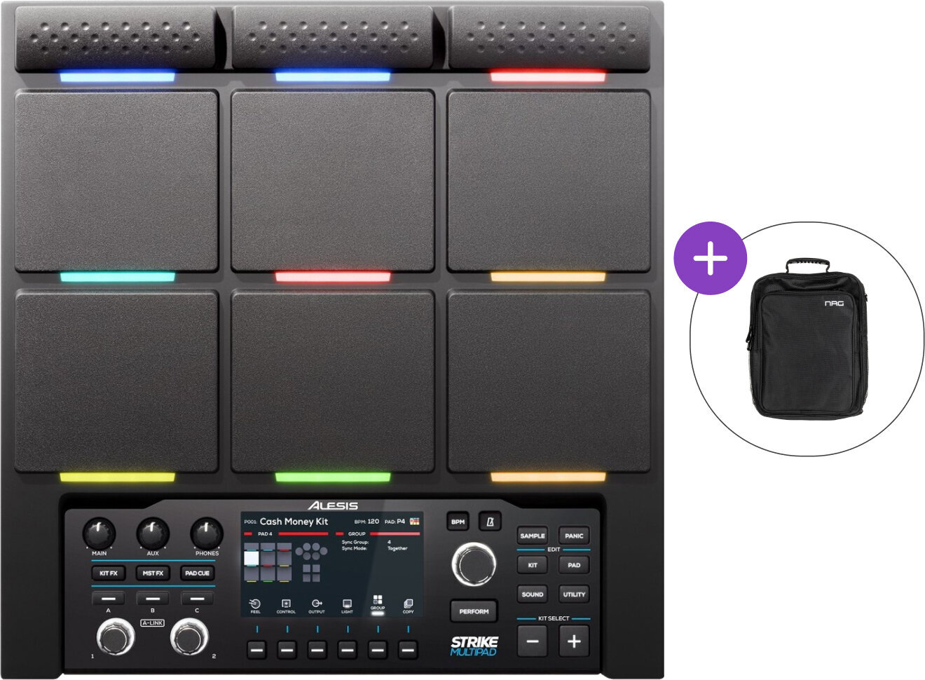 Pad pentru tobe electronice Alesis Strike MultiPad Basic SET Pad pentru tobe electronice