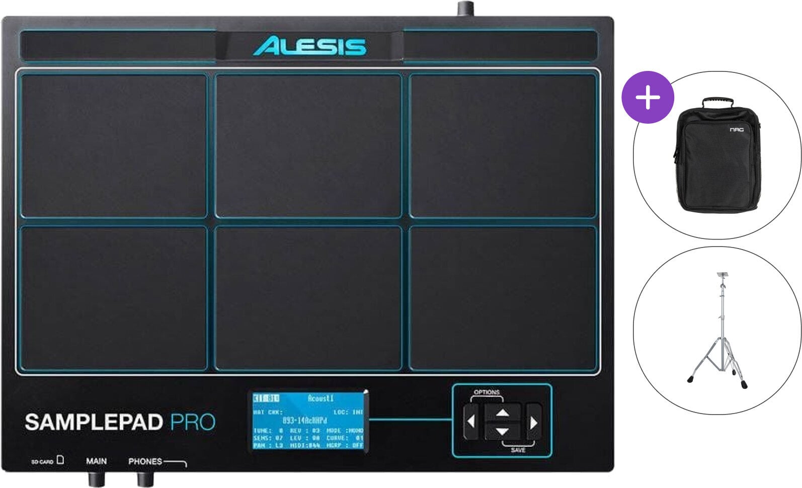 E-Drum Pad Alesis SamplePad Pro Standard SET E-Drum Pad