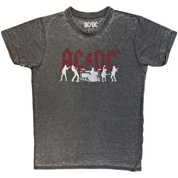 T-Shirt AC/DC Silhouettes Charcoal Grey L T-Shirt - 1