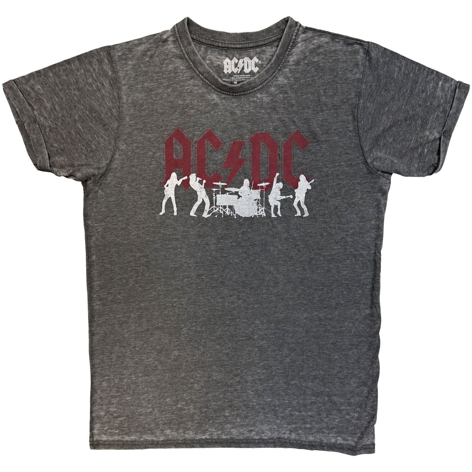 Paita AC/DC Silhouettes Charcoal Grey 2XL Paita