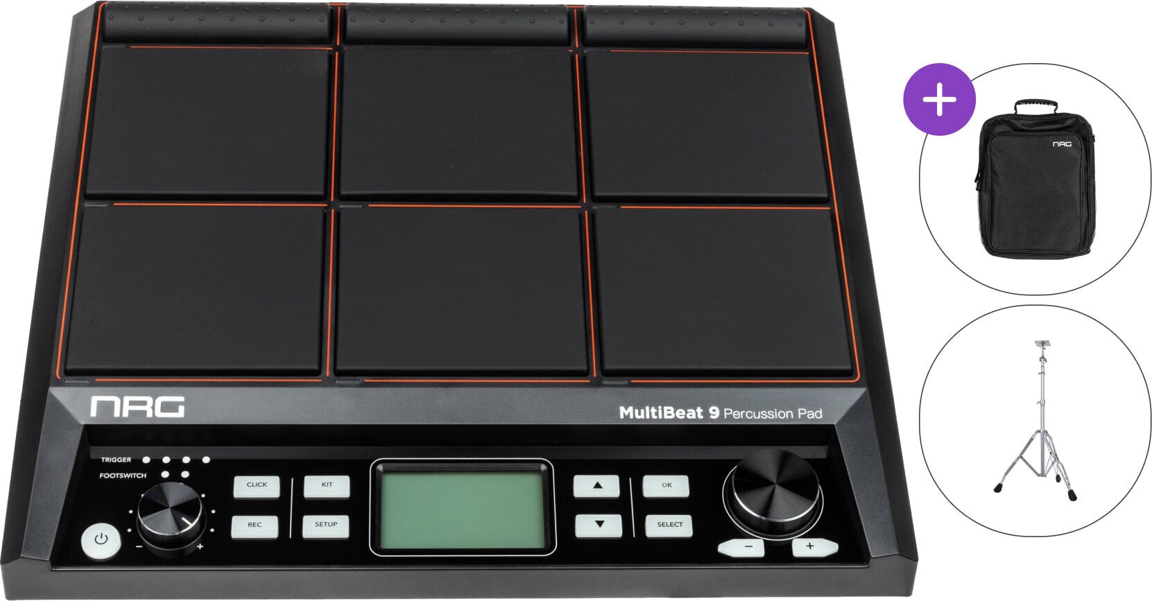 E-Drum Pad NRG MultiBeat 9 Standard SET E-Drum Pad