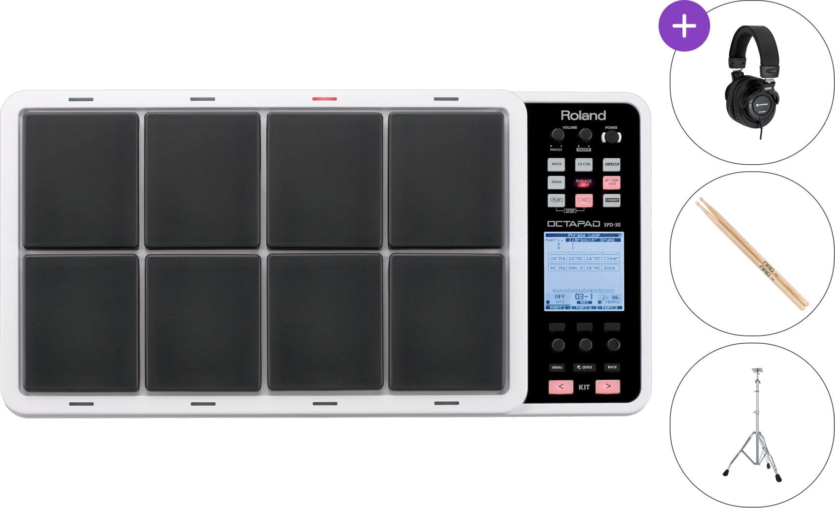 Sampling/Multipad Roland SPD-30 OCTAPAD Premium SET Sampling/Multipad