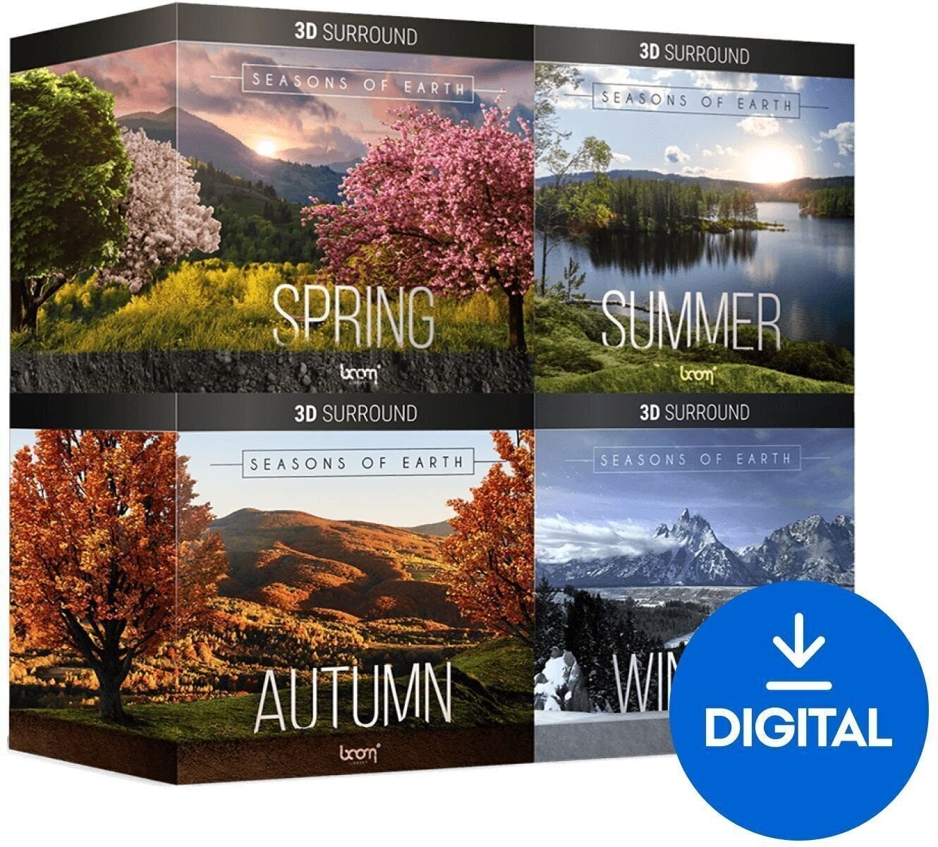 Zvučna knjižnica za efekte BOOM Library Seasons of Earth Bundle Surround (Digitalni proizvod)