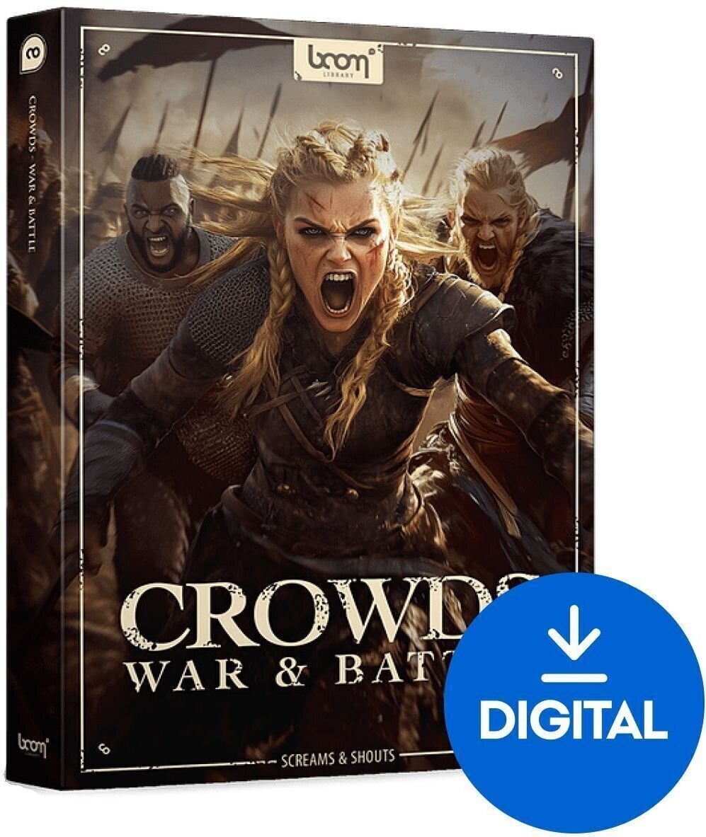 Geluidsbibliotheek voor sampler BOOM Library Crowds - War & Battle (Digitaal product)