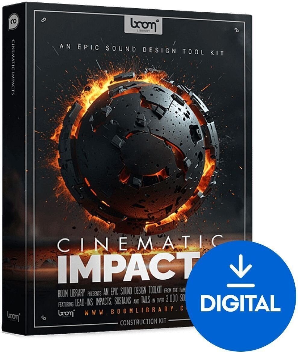 Näidisteek/Helikogu BOOM Library Cinematic Impacts - CK (Digitaalne toode)