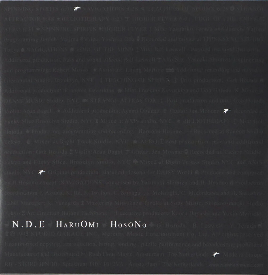 Disc de vinil Haruomi Hosono - N . D . E (Reissue) (2 x 12" Vinyl)