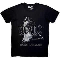 T-shirt AC/DC Back In Black Bell Premium Carbon Black S T-shirt