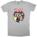 AC/DC Highway To Hell Circle Grey L Dámské Tričko