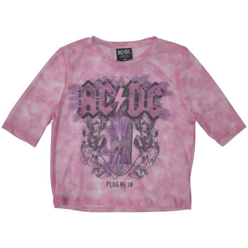 Košulja AC/DC Plug Me In Pink XS Ženske Košulja - 1