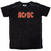 Tricou AC/DC Logo Wash Black XL Tricou