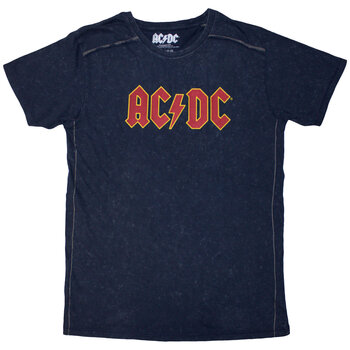 Košulja AC/DC Logo Wash Navy Blue S Košulja - 1