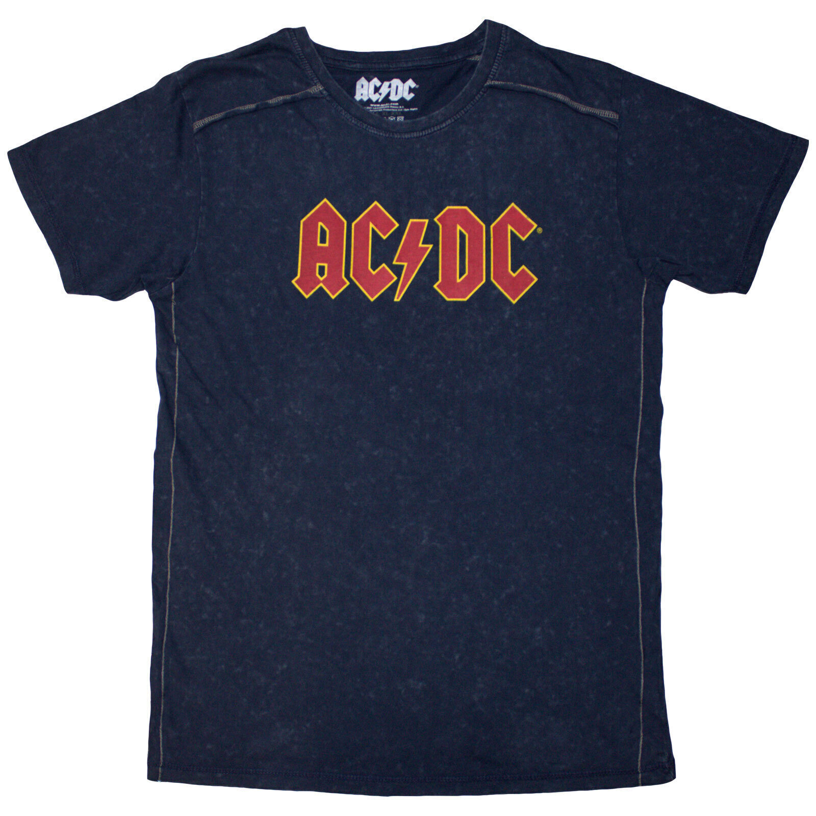 Риза AC/DC Logo Wash Navy Blue M Риза