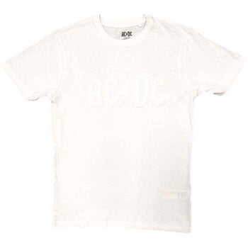 T-shirt AC/DC Logo Hi-Build White L T-shirt - 1