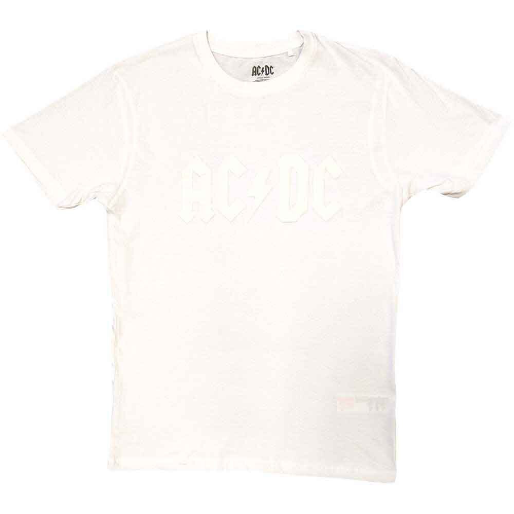 T-shirt AC/DC Logo Hi-Build White XL T-shirt