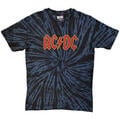 AC/DC Logo Wash Dip-Dye On Black L Tricou