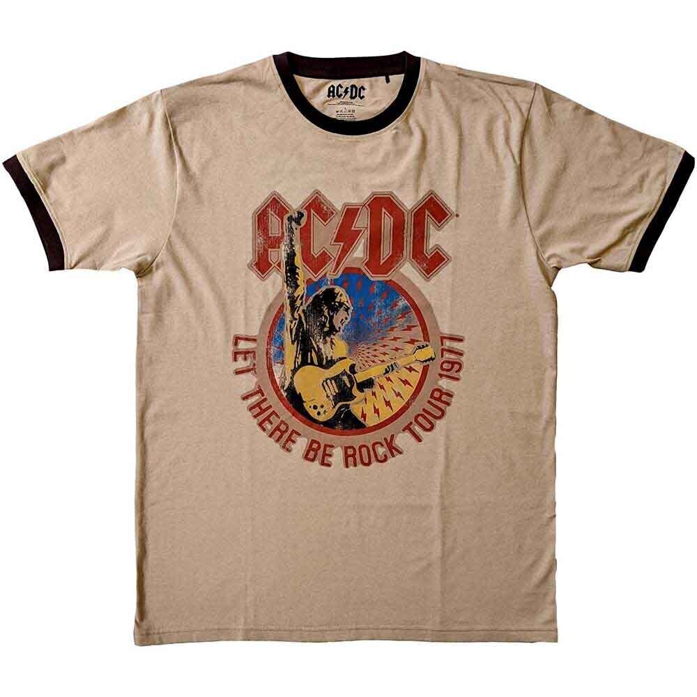 T-Shirt AC/DC Let There Be Rock Tour '77 Sand 2XL T-Shirt