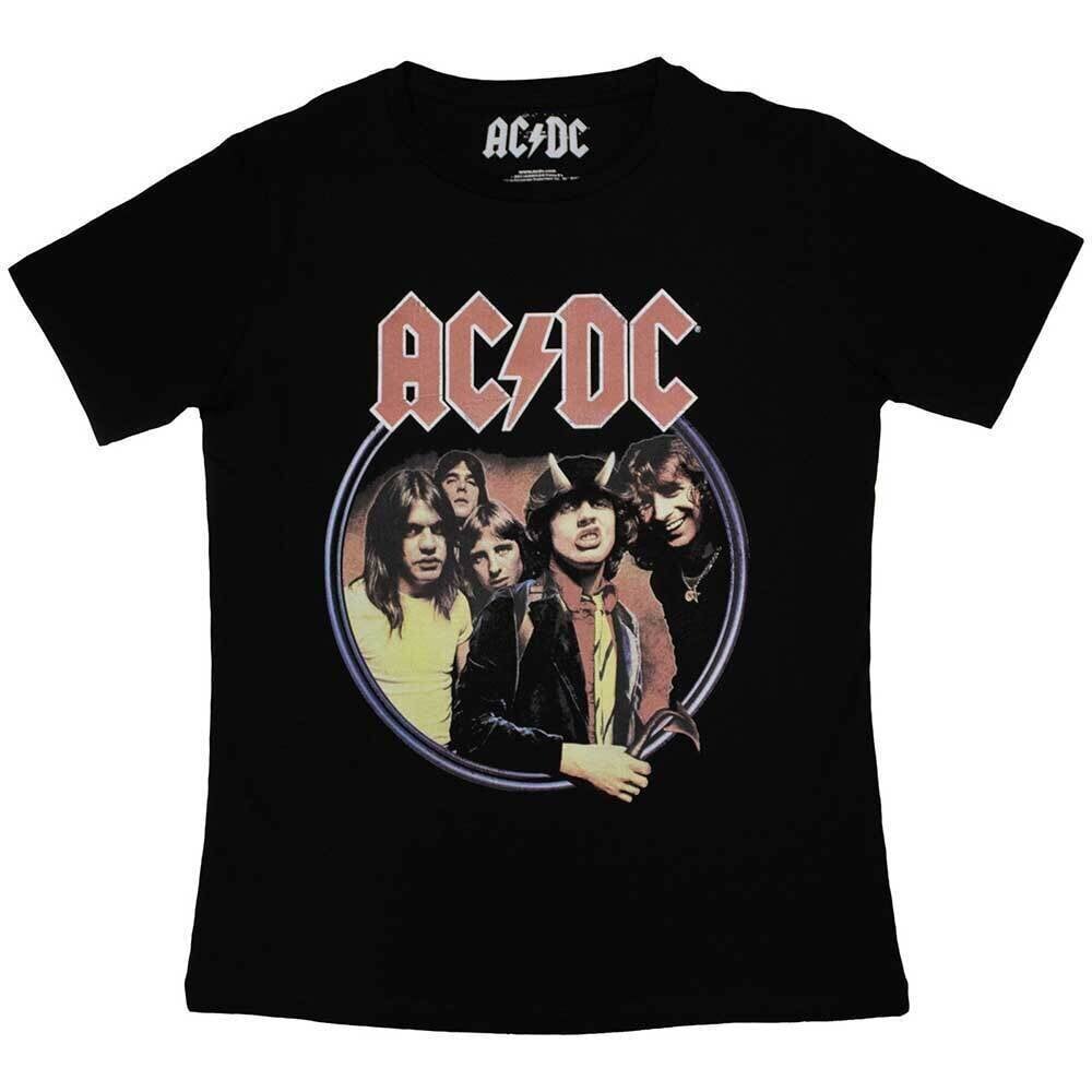 Majica AC/DC Highway To Hell Circle Black S Ženske Majica