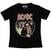Skjorte AC/DC Highway To Hell Circle Black XL Dame Skjorte