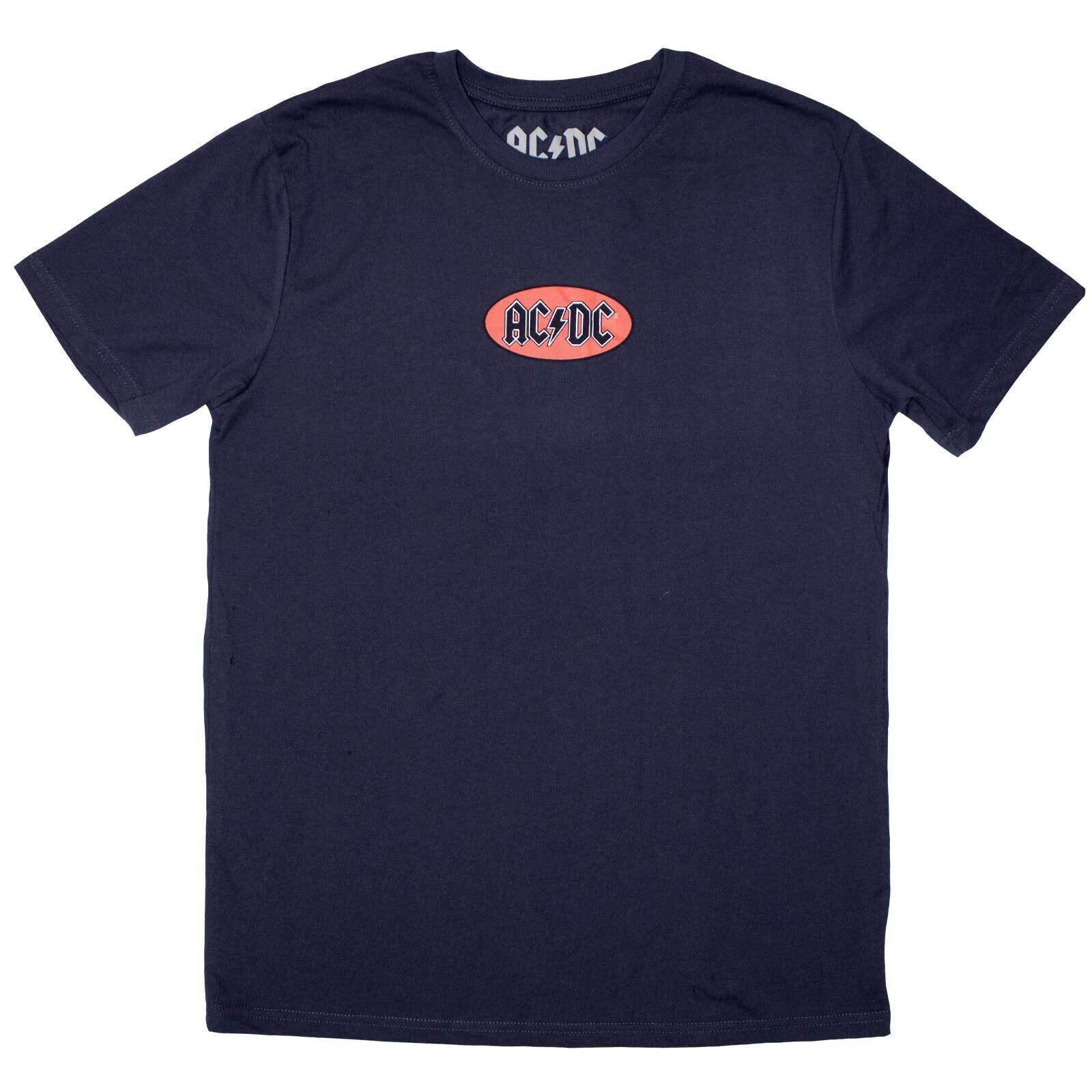 Košulja AC/DC Mini Oval Logo Navy Blue M Košulja