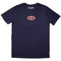 AC/DC Mini Oval Logo Navy Blue XL T-Shirt